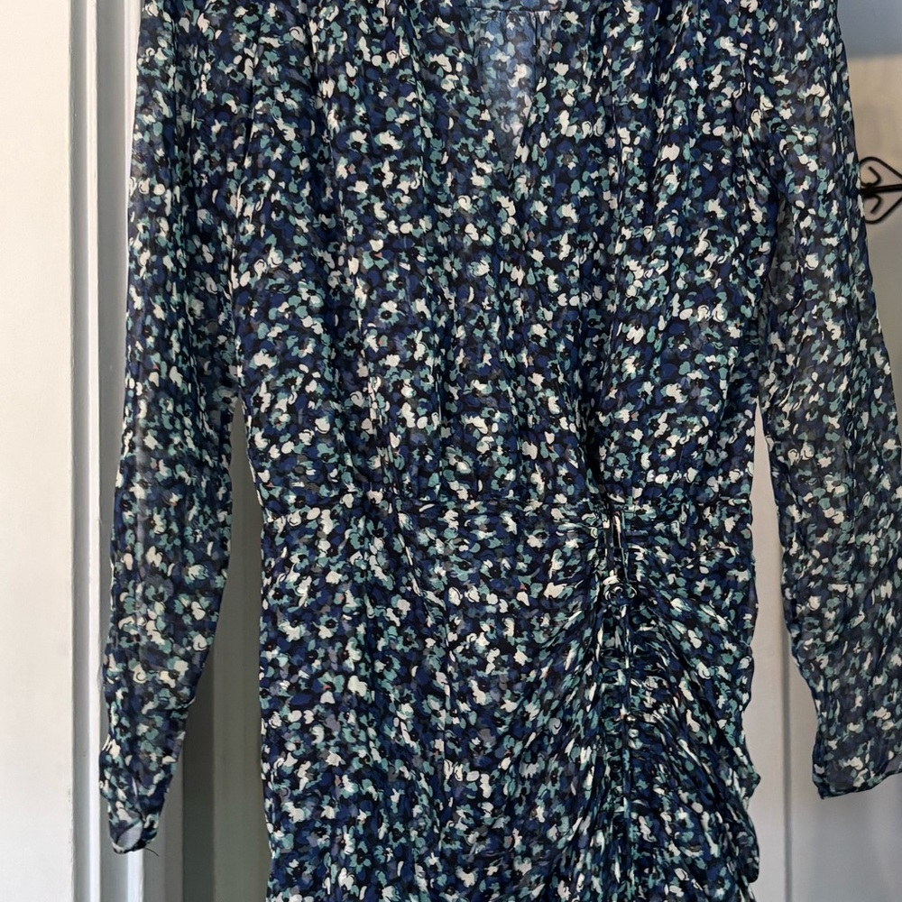 Veronica Beard Blue Floral Dress